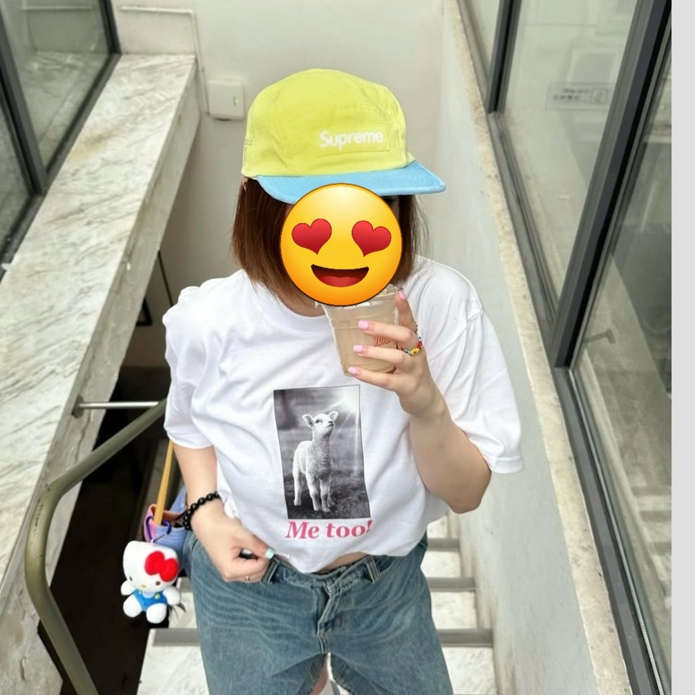 Supreme Ventile Camp Cap Light Yellow - 25SS 착용 스타일 - 2