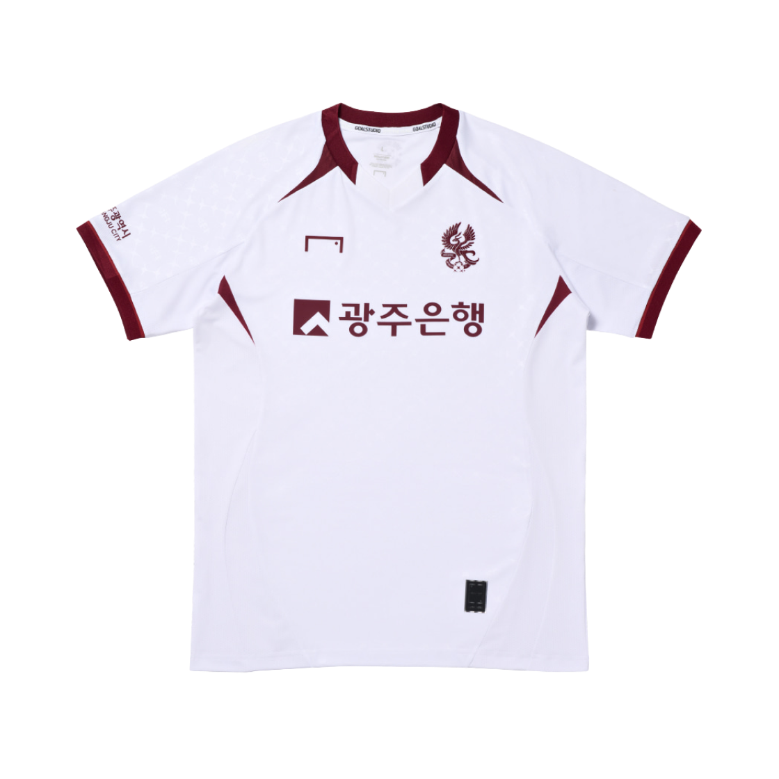 골 스튜디오 광주 FC 2025 어센틱 어웨이 유니폼 화이트 (논 마킹 버전)(Goal Studio Gwangju FC 2025 Authentic Away Uniform White (Non Marking Ver.))