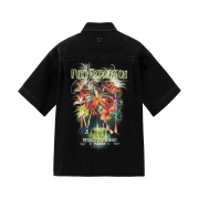 Wooyoungmi Palm Short Sleeve Denim Shirt Black - 25SS