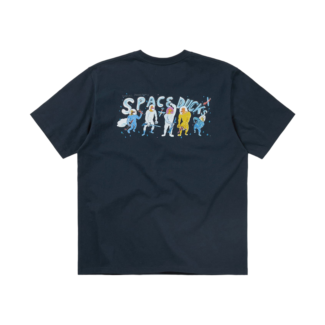 디스이즈네버댓 x 다니엘 존스턴 스페이스 덕스 티셔츠 네이비(Thisisneverthat x Daniel Johnston Space Ducks T-Shirt Navy) - 2