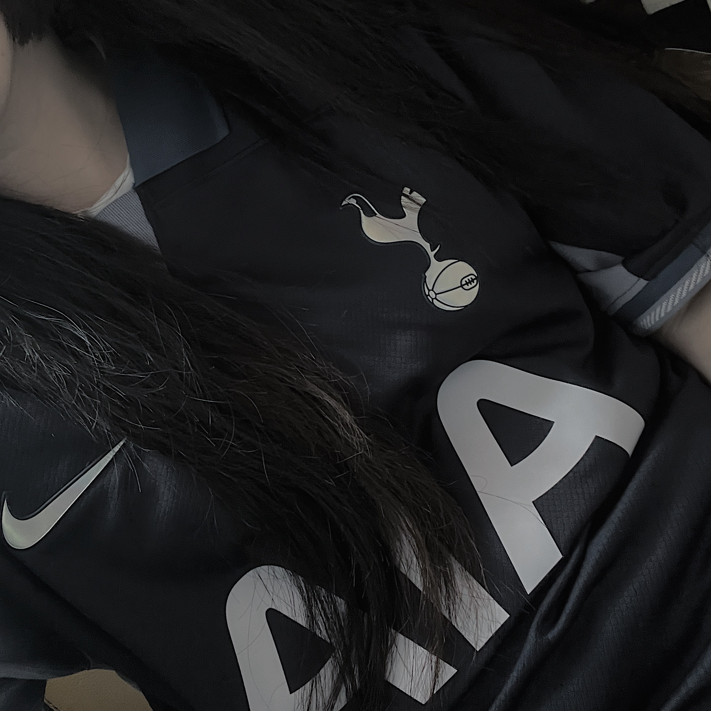Nike Tottenham Hotspur 2023/24 Dri-Fit Stadium Away Jersey Mystic Navy (Non Marking Ver.), Nike Tottenham Hotspur 2023/24 Dri-Fit ADV Match Away Jersey Mystic Navy (Non Marking Ver.) 착용 스타일