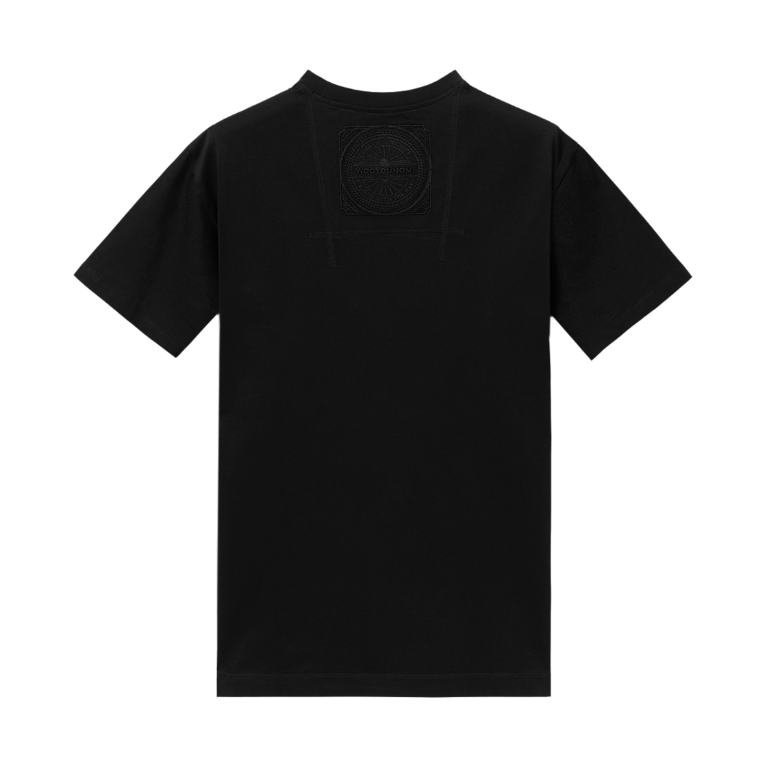 우영미 자수 라벨 티셔츠 블랙 - 25FW(Wooyoungmi Embroidery Label T-Shirt Black - 25FW) - 2