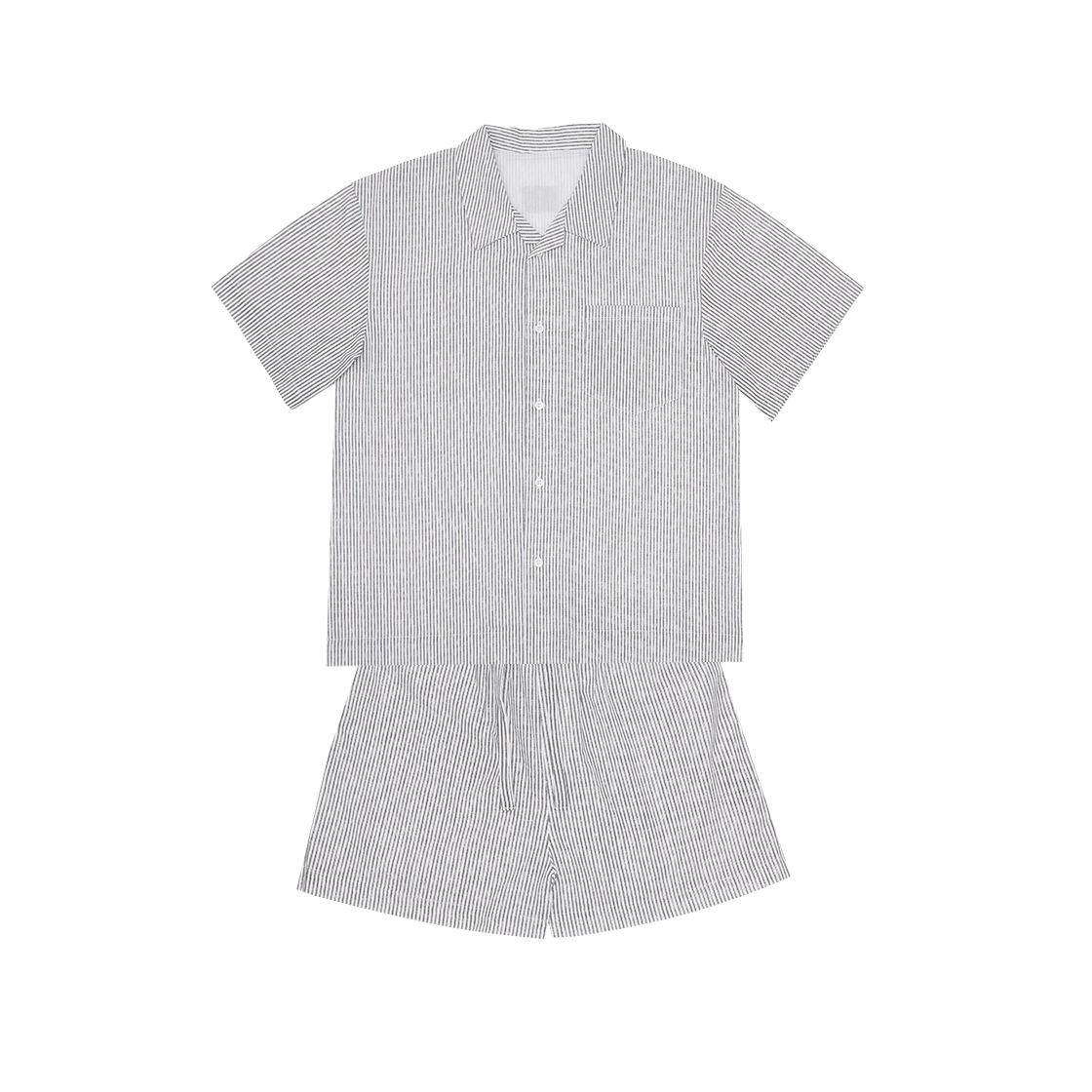 레이지지 스테이 파자마 숏 셔츠 팬츠 세트 젠틀 블랙