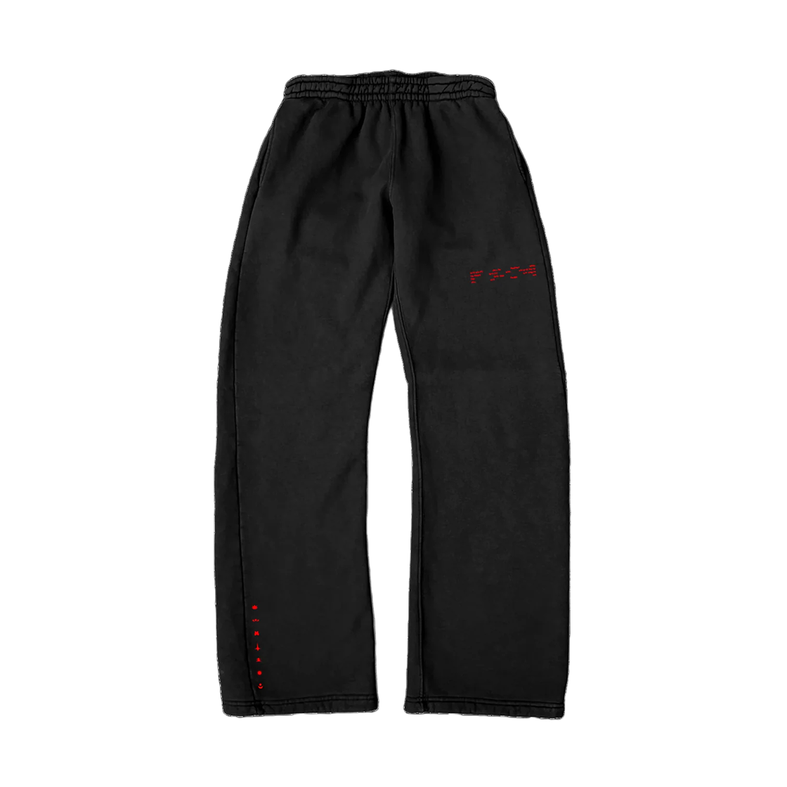 제니 루비 트랙리스트 스웨트팬츠 블랙(Jennie Ruby Tracklist Sweatpants Black)