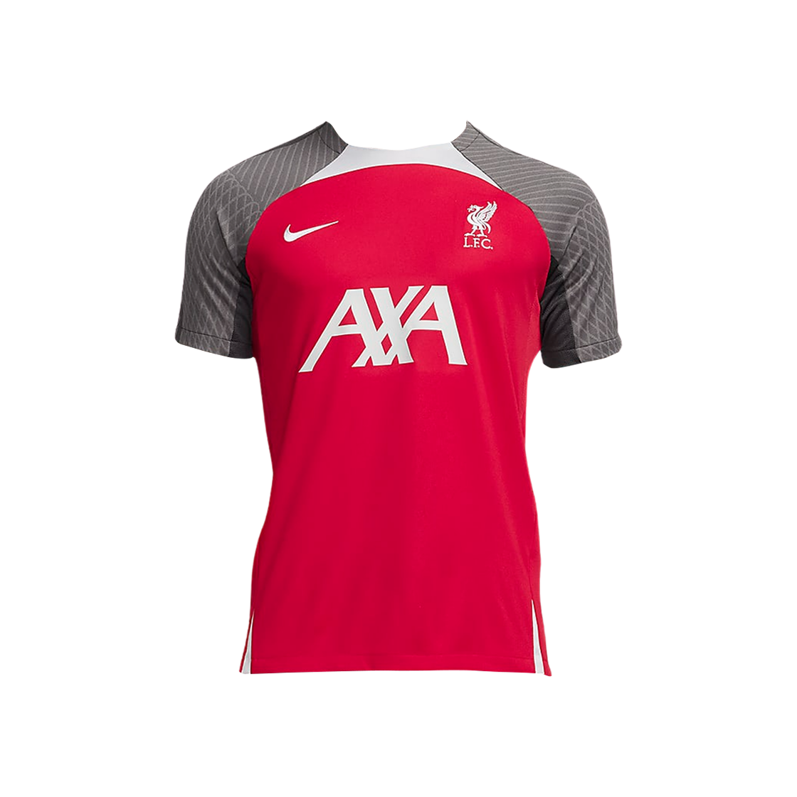 나이키 리버풀 FC 스트라이크 드라이핏 풋볼 니트 탑 짐 레드 앤트러사이트 (논 마킹 버전)(Nike Liverpool FC Strike Dri-Fit Football Knit Top Gym Red Anthracite (Non Marking Ver.)) - 1
