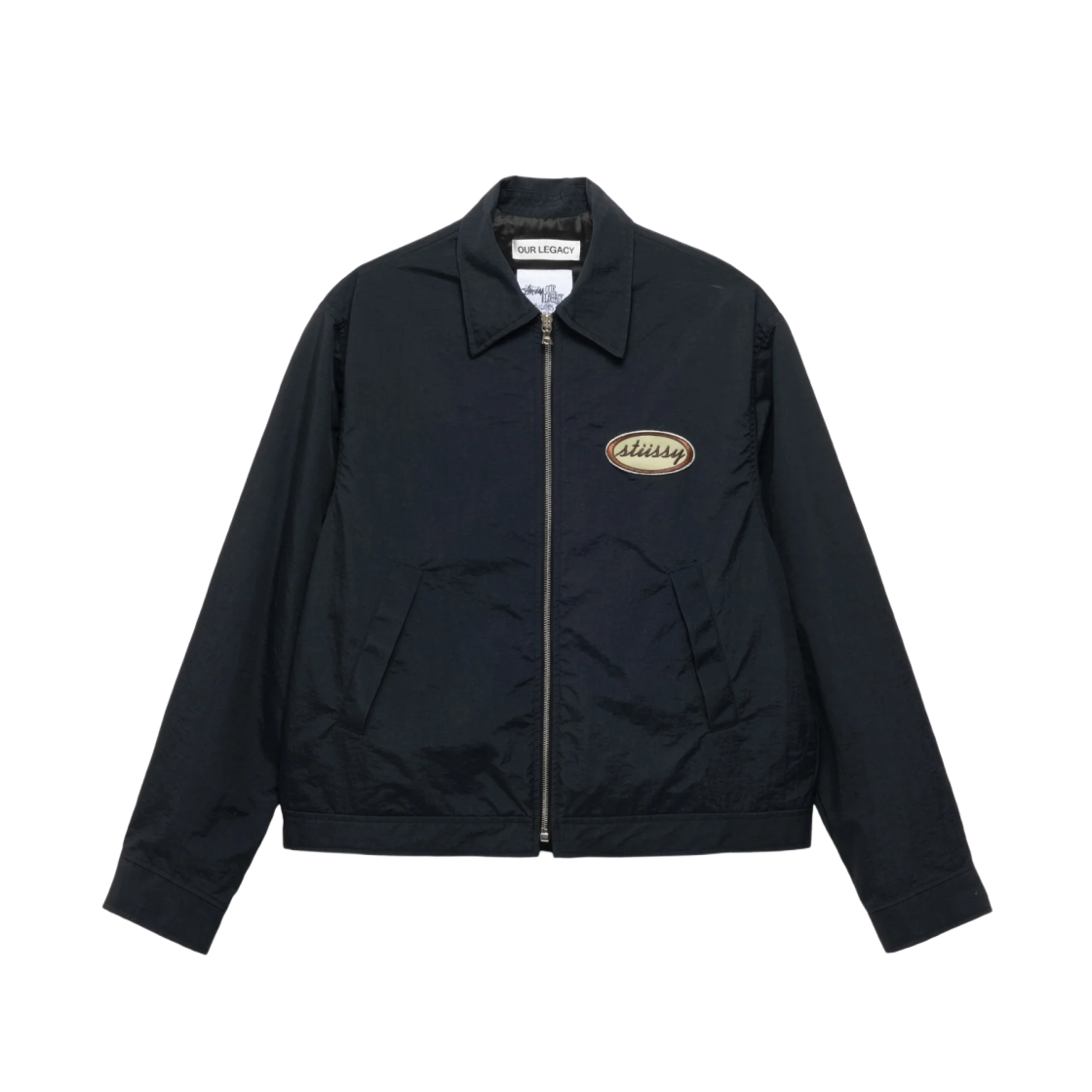 스투시 x 아워레가시 워크샵 블루종 자켓 미드나잇 나일론 태피터(Stussy x Our Legacy Work Shop Blouson Jacket Midnight Nylon Taffeta)