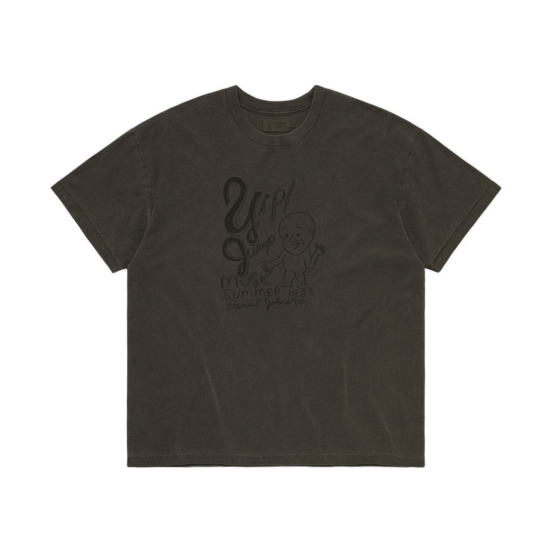 디스이즈네버댓 x 다니엘 존스턴 입 점프 티셔츠 차콜(Thisisneverthat x Daniel Johnston Yip Jump T-Shirt Charcoal) - 1