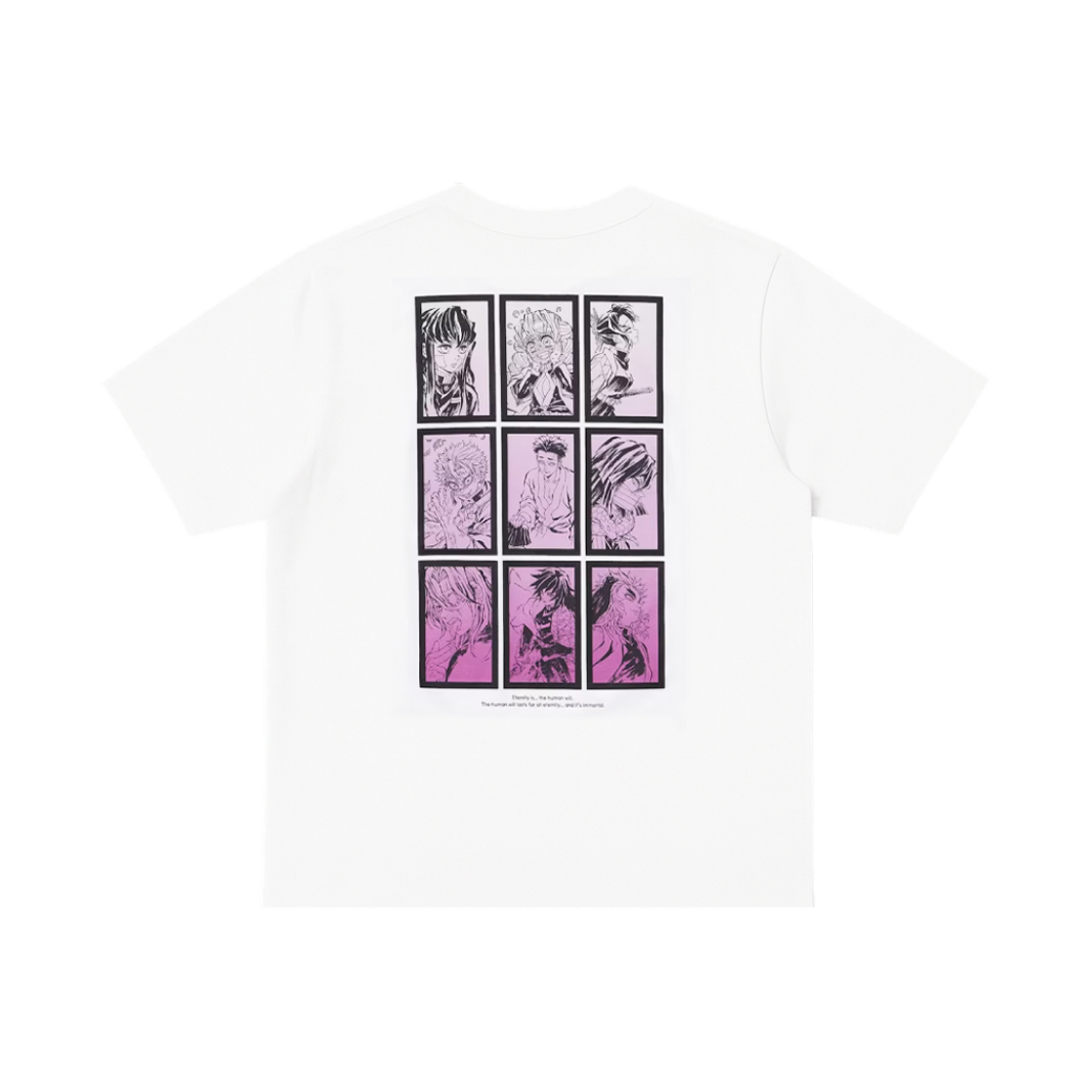 유니클로 UT x 귀멸의 칼날 그래픽 티셔츠 화이트 - JP(Uniqlo UT x Demon Slayer Kimetsu no Yaiba Graphic T-Shirt White - JP)
