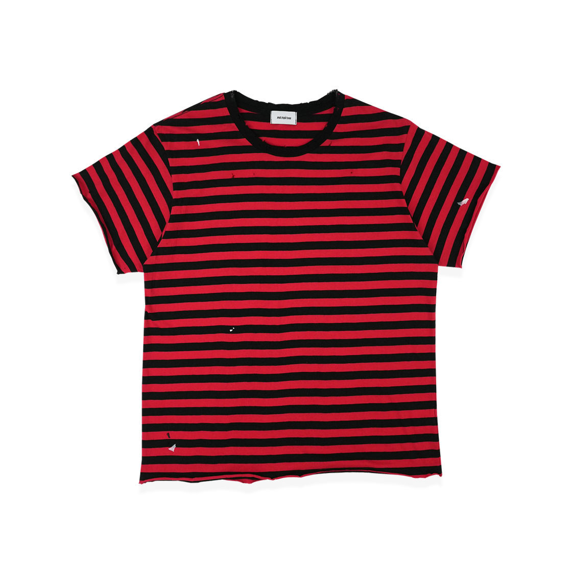 SST25HS004 smallstupidtunes Kraft Stripe T-shirts