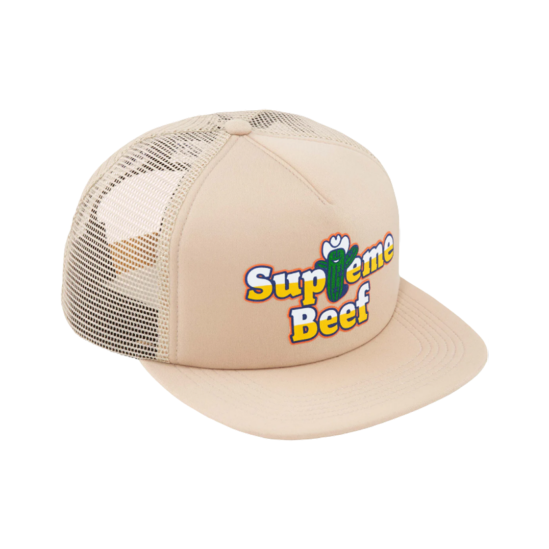 슈프림 비프 메쉬 백 5-패널 탄 - 25SS(Supreme Beef Mesh Back 5-Panel Tan - 25SS) - 2
