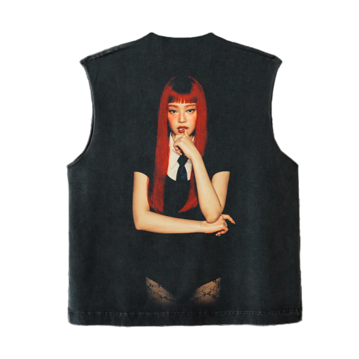 Like Jennie Statement Cut Off Tank - S Like Jennie Statement Cut