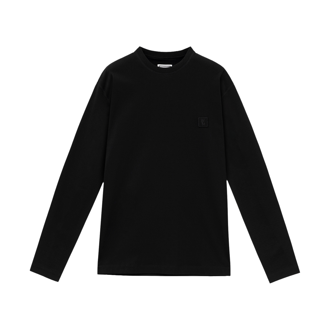 W253TS17713B Wooyoungmi Back Logo Long Sleeve T-Shirt Black - 25FW