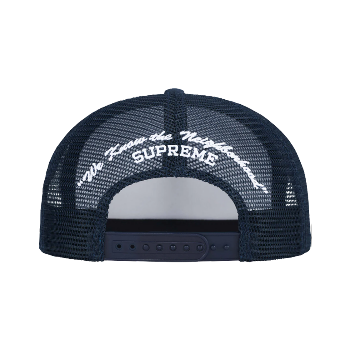 슈프림 비프 메쉬 백 5-패널 네이비 - 25SS(Supreme Beef Mesh Back 5-Panel Navy - 25SS) - 3