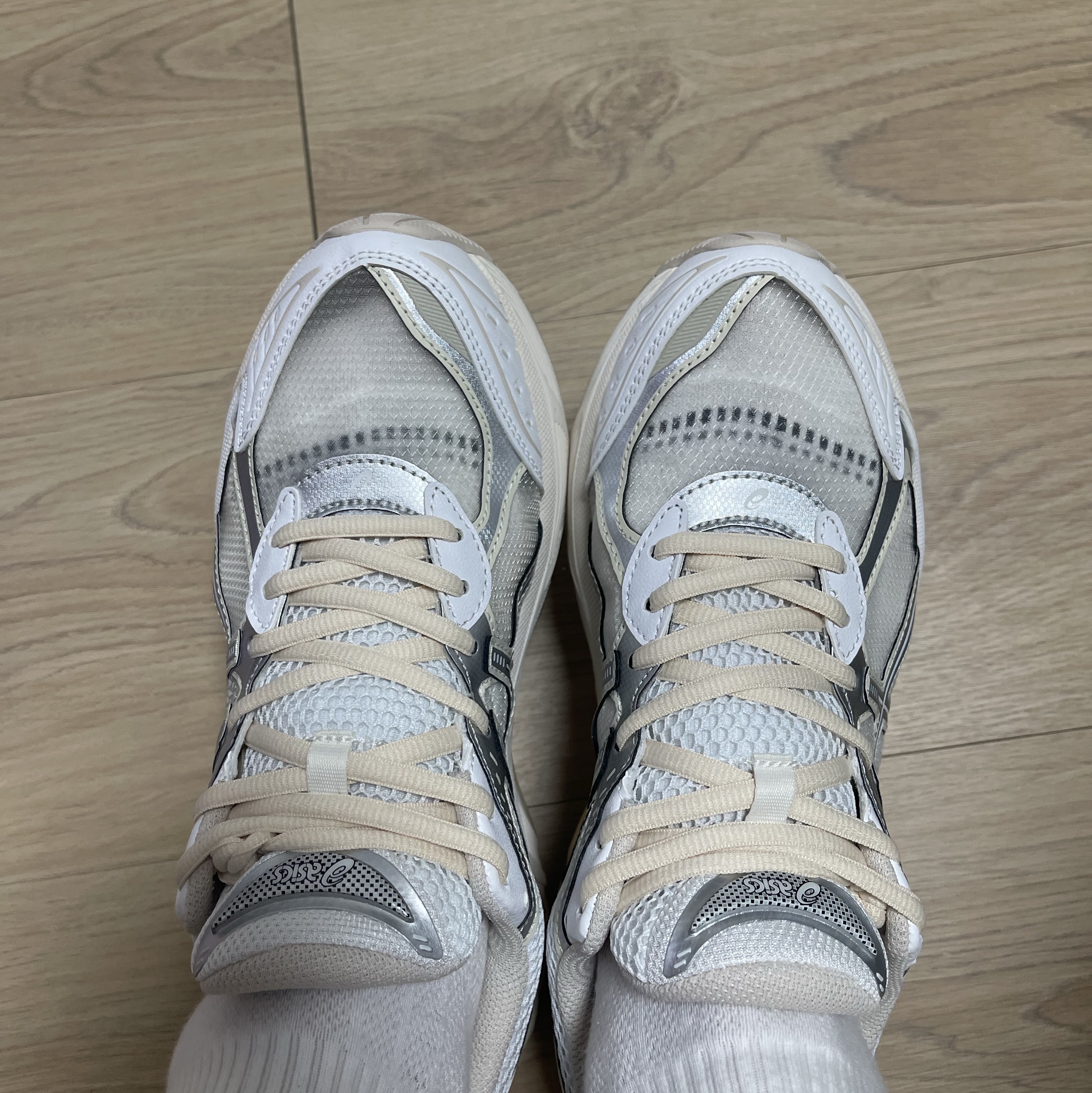 Asics x Above The Clouds GT-2160 White Pure Silver 착용 스타일 - 1