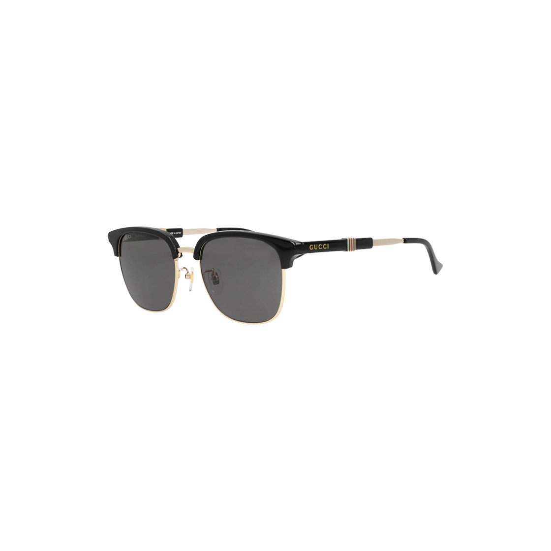 778334-I3330-1012 Gucci Low Nose Bridge Fit Sunglasses Black