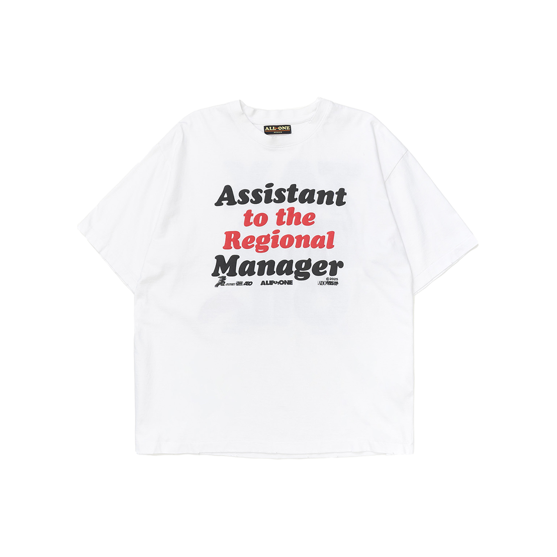 에이비오 올벗원 어시스턴트 티 화이트(ABO Assistant Tee White)