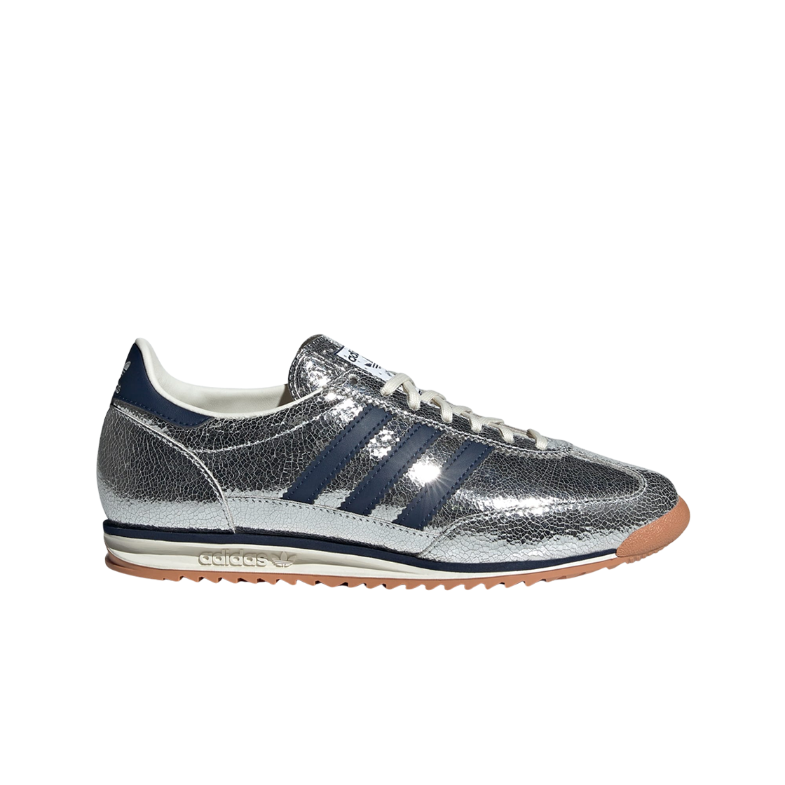 (W) 아디다스 SL 72 OG 실버 메탈릭 컬리지에이트 네이비((W) Adidas SL 72 OG Silver Metallic Collegiate Navy)