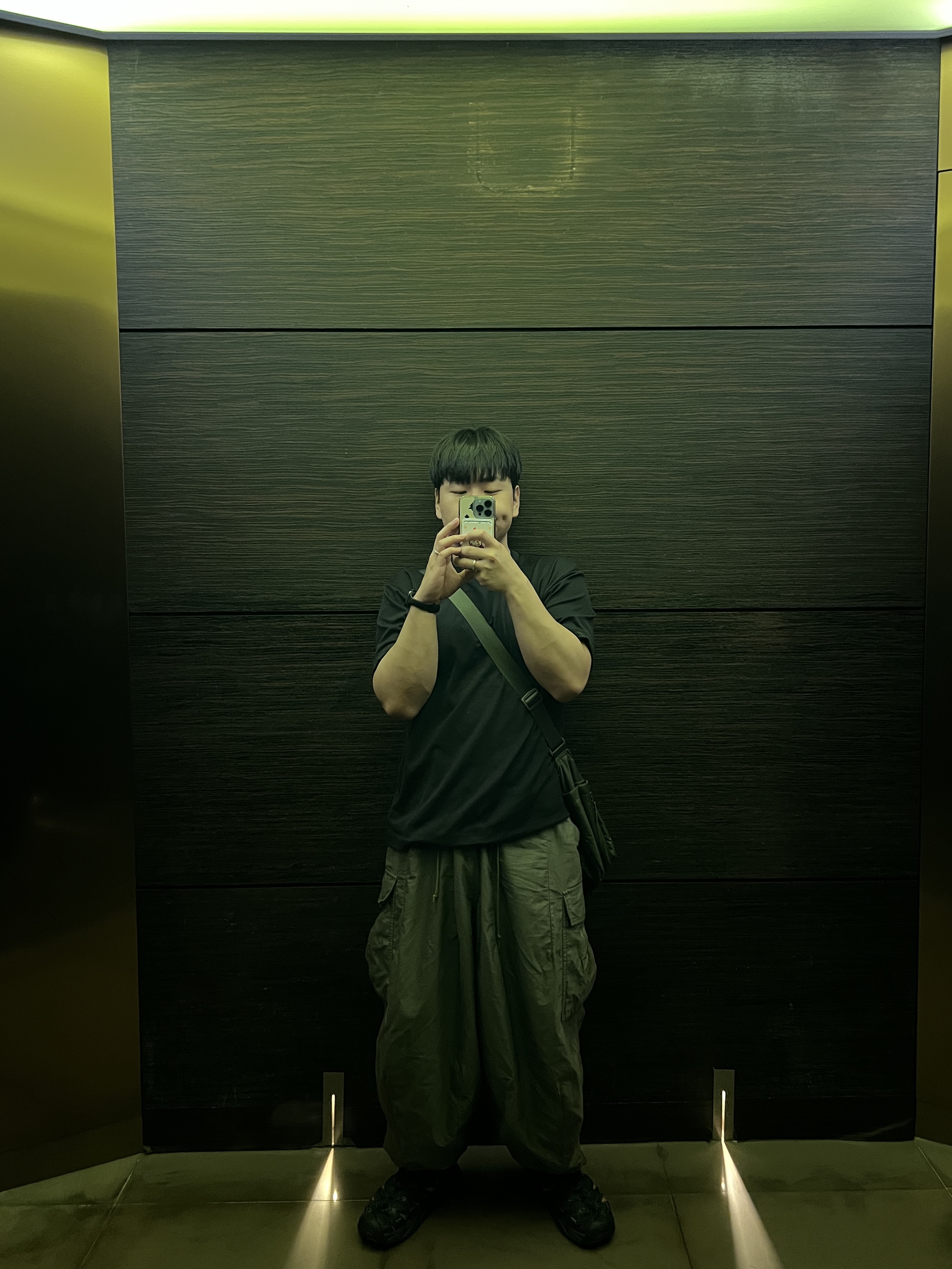 Needles H.D. BDU Pants Olive 착용 스타일