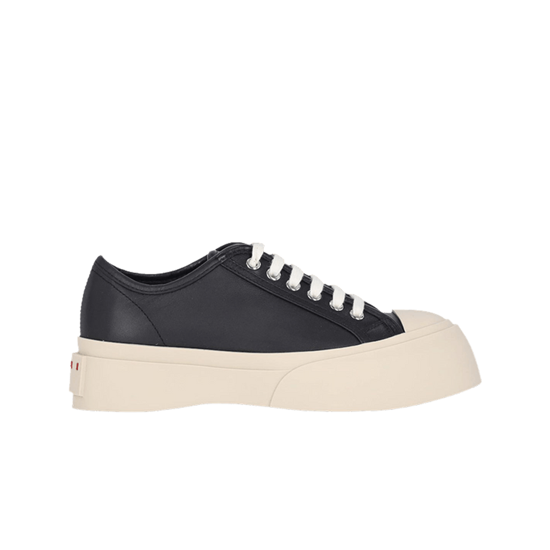 (W) 마르니 파블로 레더 스니커즈 블랙((W) Marni Pablo Leather Sneakers Black)