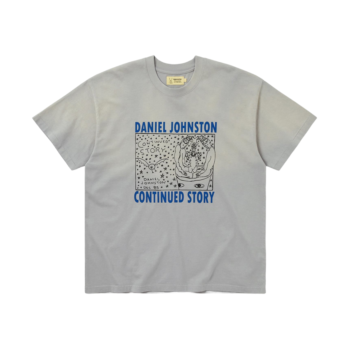디스이즈네버댓 x 다니엘 존스턴 컨티뉴드 스토리 티셔츠 그레이(Thisisneverthat x Daniel Johnston Continued Story T-Shirt Grey) - 1