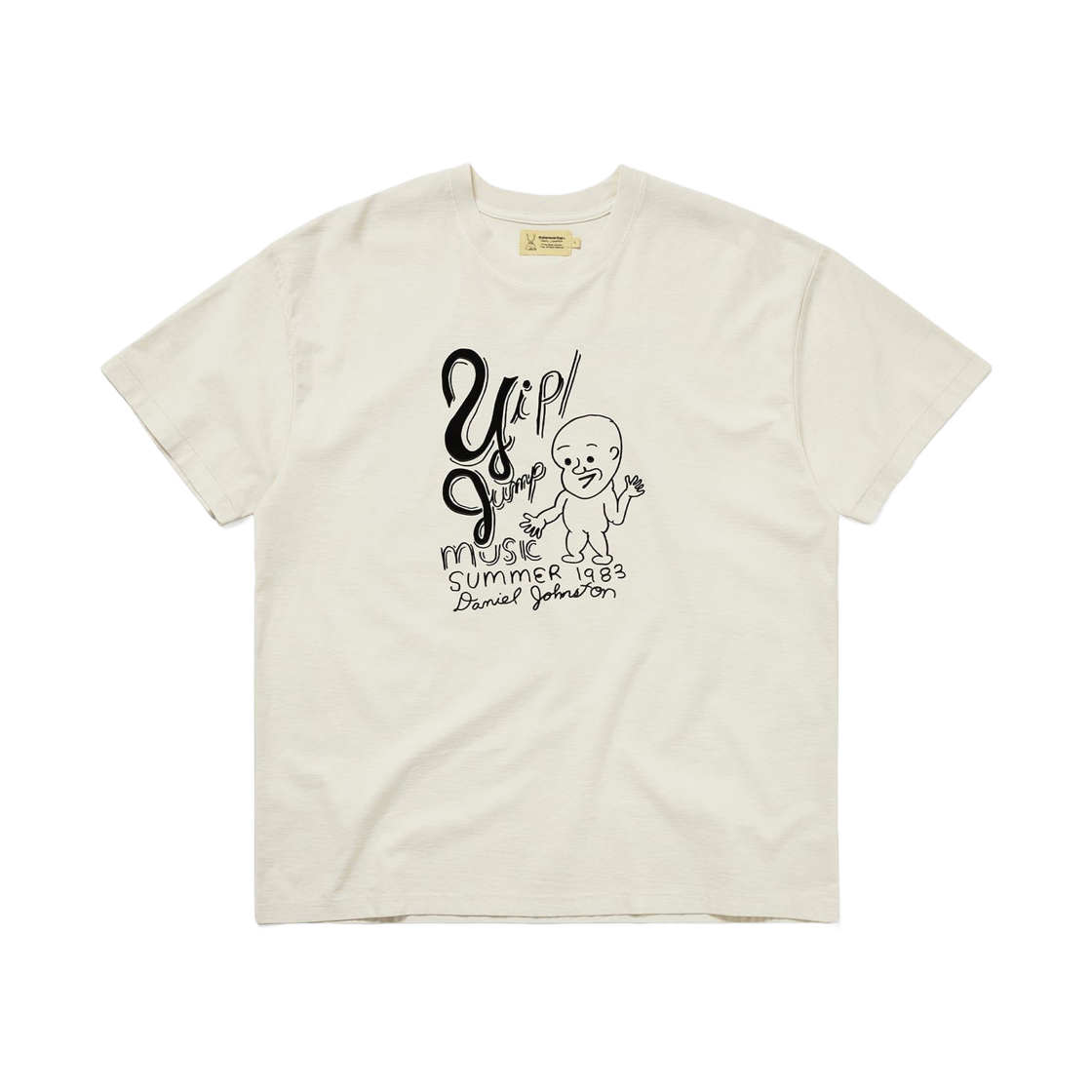 디스이즈네버댓 x 다니엘 존스턴 입 점프 티셔츠 내츄럴(Thisisneverthat x Daniel Johnston Yip Jump T-Shirt Natural) - 1