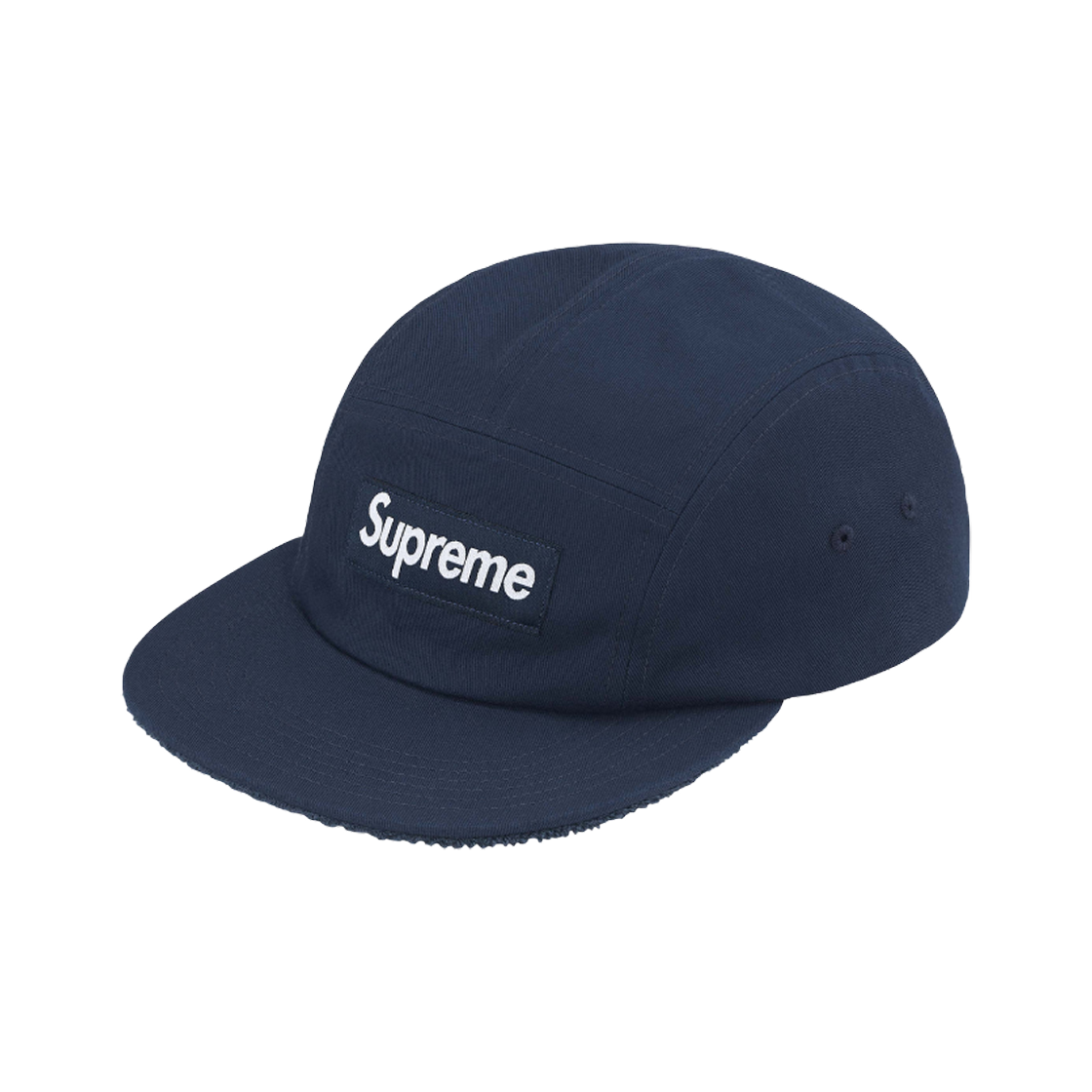 슈프림 리버시블 테리 캠프캡 네이비 - 25SS(Supreme Reversible Terry Camp Cap Navy - 25SS) - 1