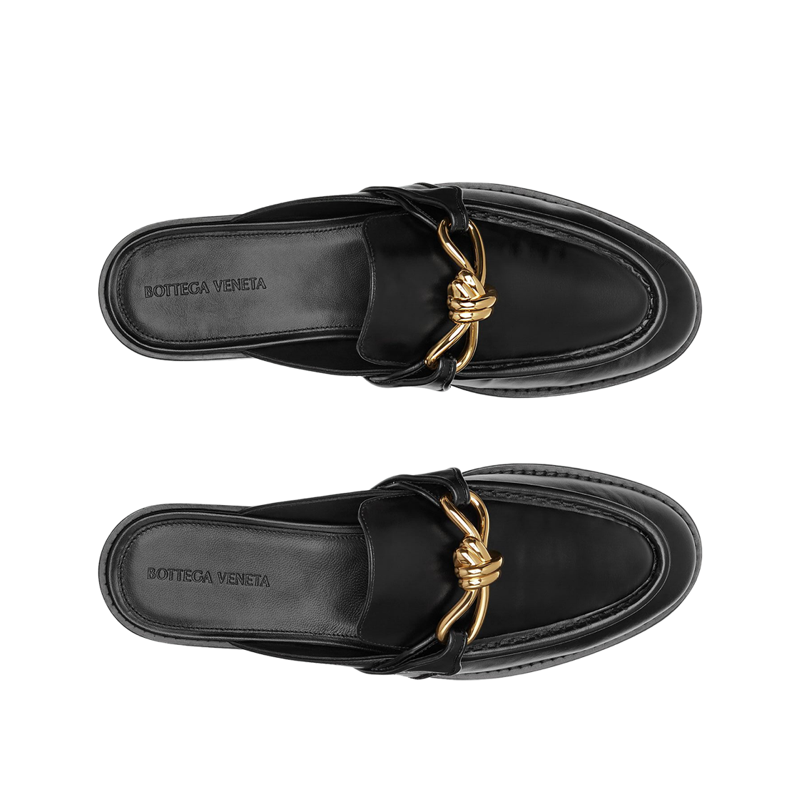 (W) 보테가 베네타 아스테어 로퍼 블랙((W) Bottega Veneta Astaire Loafer Black) - 2