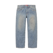 Supreme Fuck Stitch Loose Fit Jeans Blue - 25SS