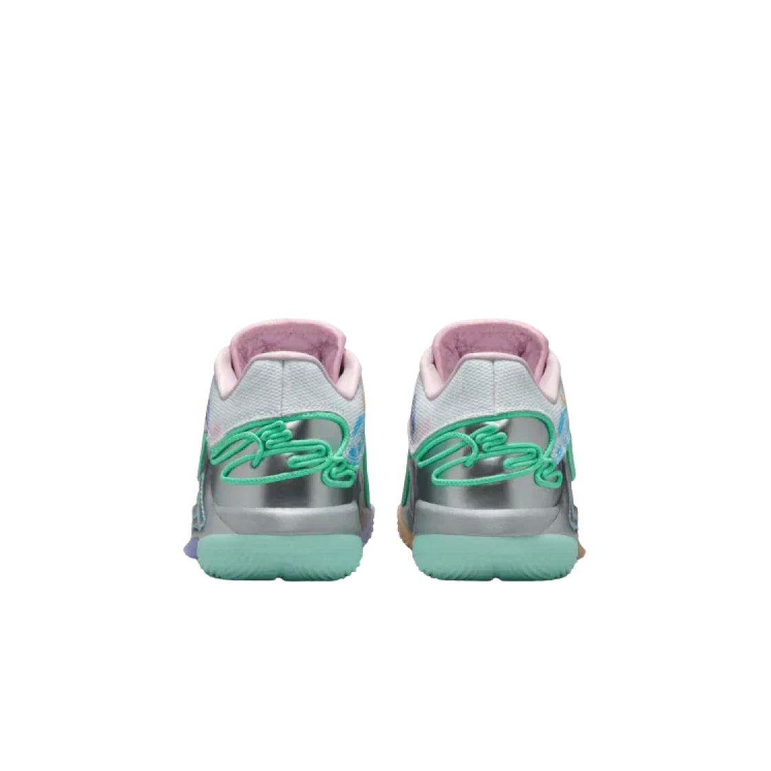 (GS) 나이키 x 모노폴리 르브론 22 커런시 화이트 발틱 블루((GS) Nike x Monopoly Lebron XXII Currency White Baltic Blue) - 3