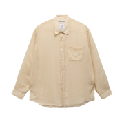 Stussy x Our Legacy Work Shop Shirt Sand Cotton Silk