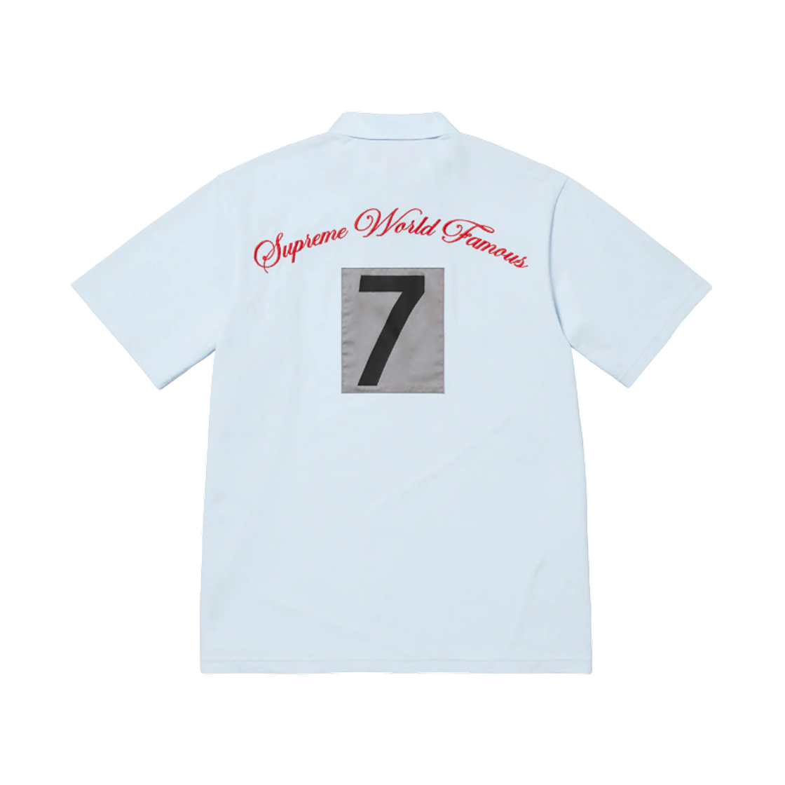 슈프림 커시브 폴로 라이트 블루 - 25SS(Supreme Cursive Polo Light Blue - 25SS) - 2