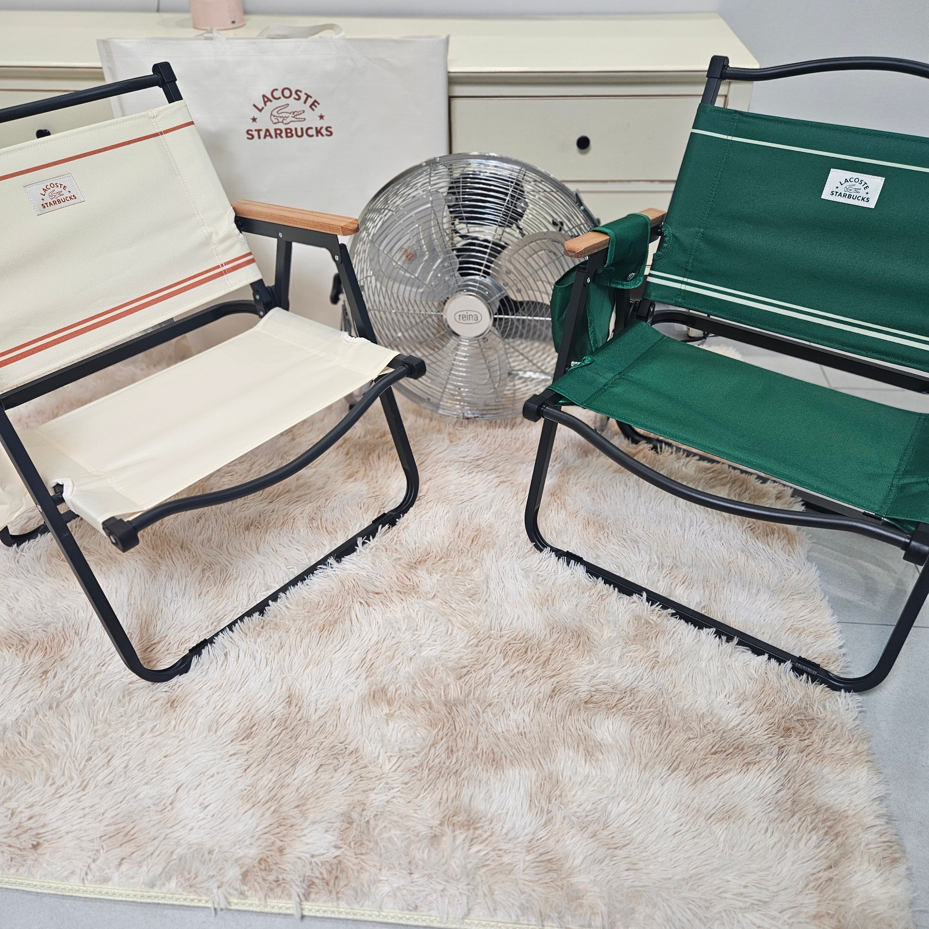 Starbucks x Lacoste Trent Towel Ivory, Starbucks x Lacoste Trent Towel Stripe 착용 스타일 - 5