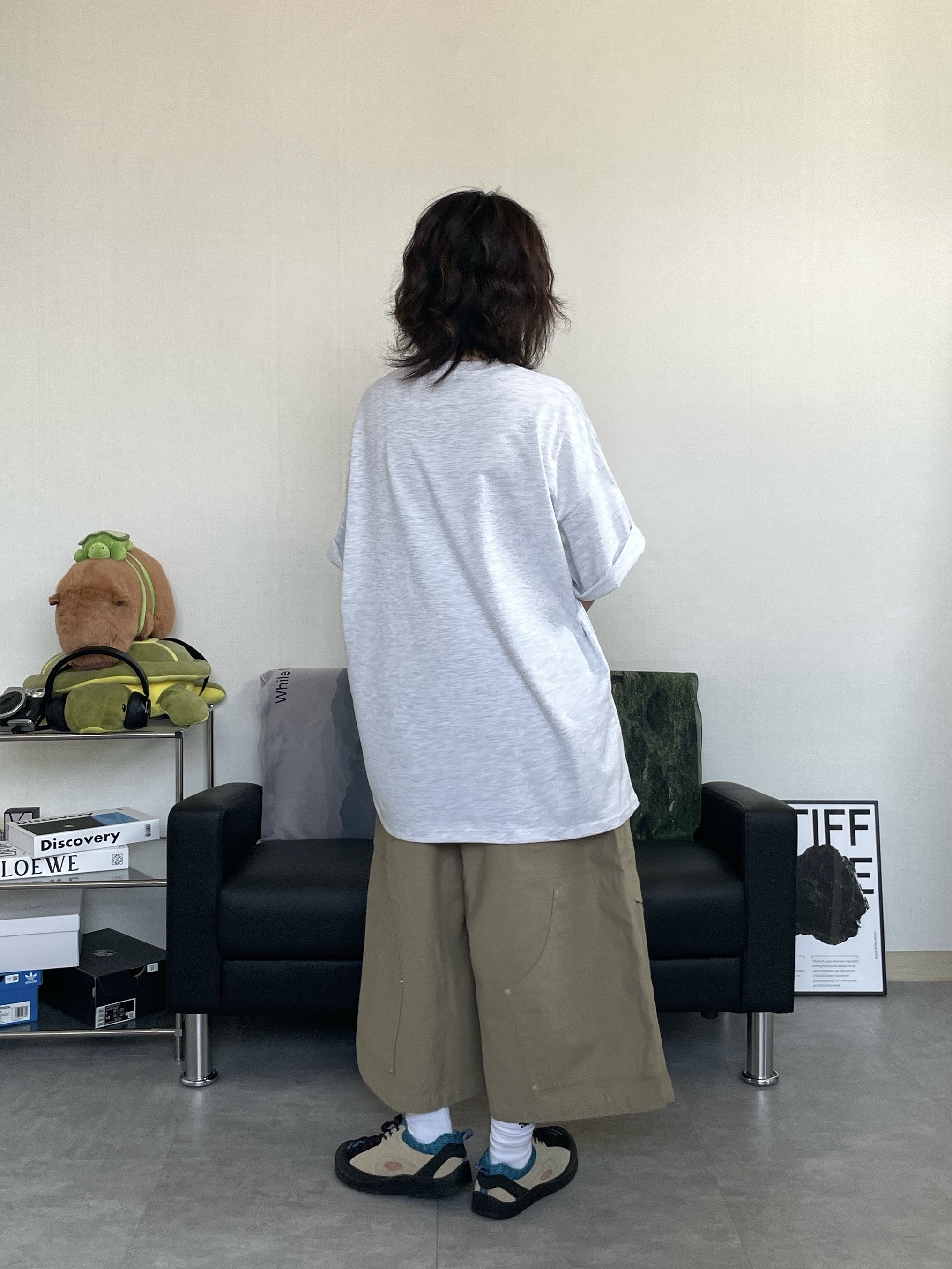(W) Keen Jasper Rocks SP Sneakers Beige 착용 스타일 - 4