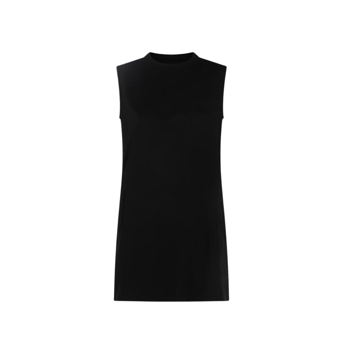 25-07768-001 (W) Sacai Cotton Mini Dress Black