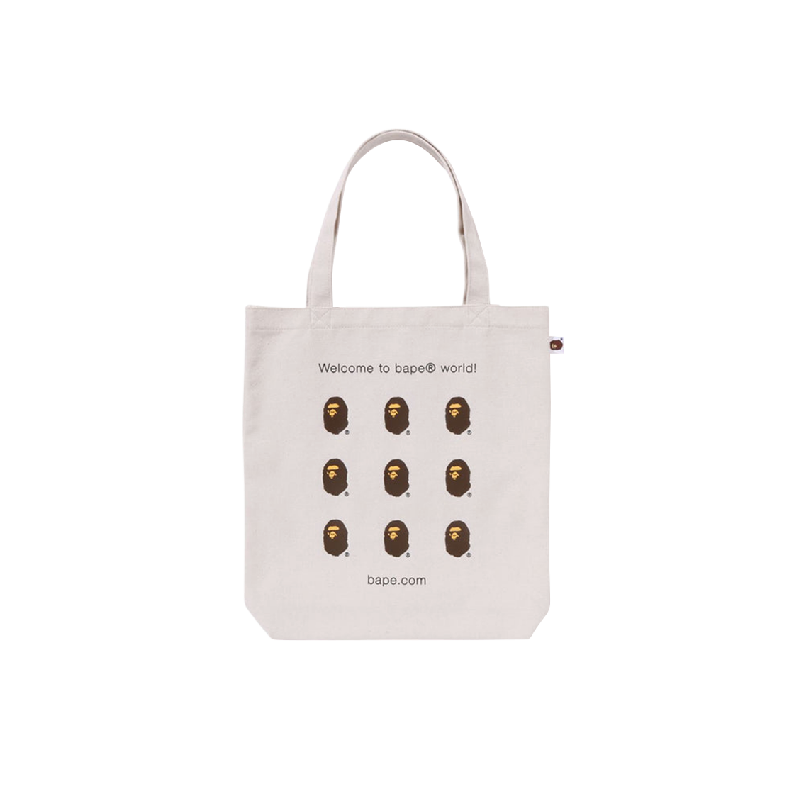 베이프 Bape.com 토트백 베이펙 아이보리