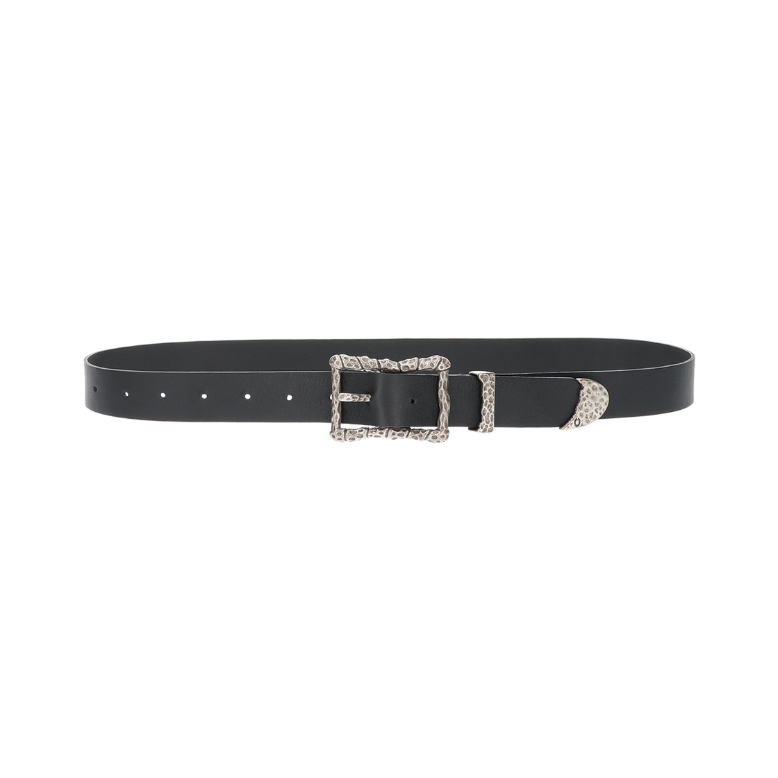 스몰스튜핏튠즈 크러쉬드 트리포 카우 레더 벨트 블랙(smallstupidtunes Crushed Trypo Cow Leather Belt Black)
