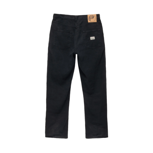 Stussy x Our Legacy Work Shop Work Cut Trouser Overdye Black Linen Twill