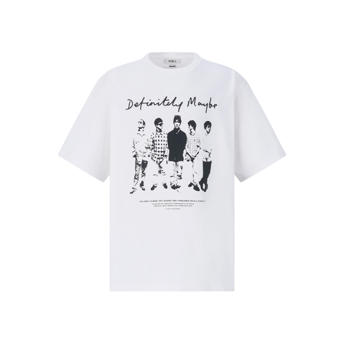 노이스 x 오아시스 데뷰 티셔츠 아이보리(Noice x Oasis Debut T-Shirt Ivory)
