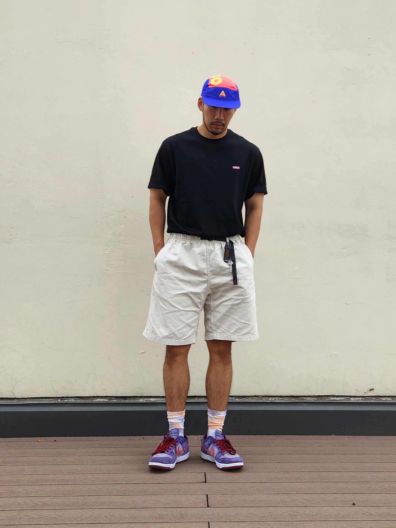 Nike Dunk Low Ugly Duckling Purple 착용 스타일 - 1