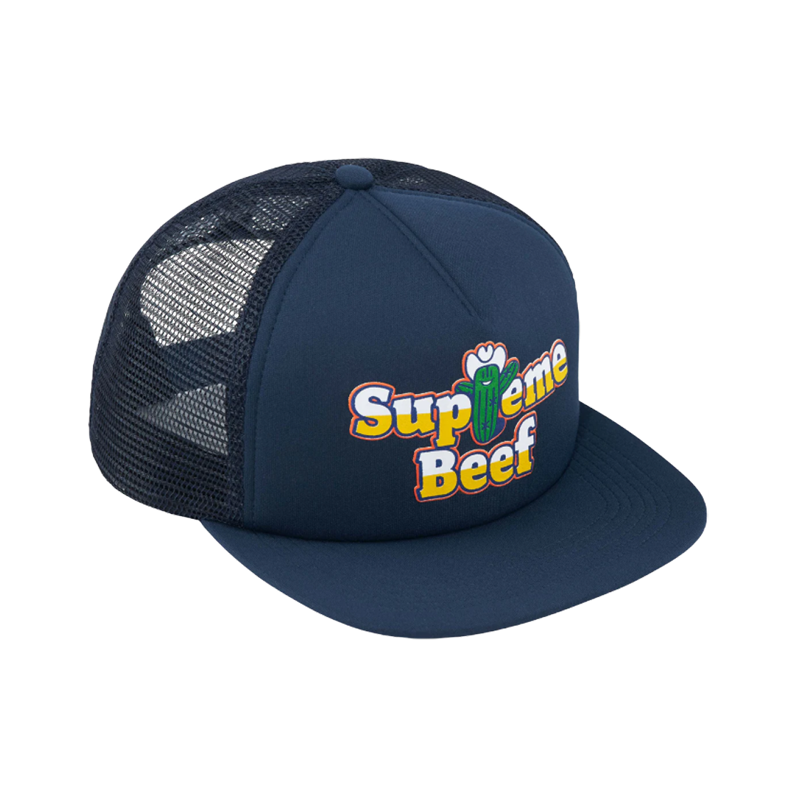 슈프림 비프 메쉬 백 5-패널 네이비 - 25SS(Supreme Beef Mesh Back 5-Panel Navy - 25SS) - 2