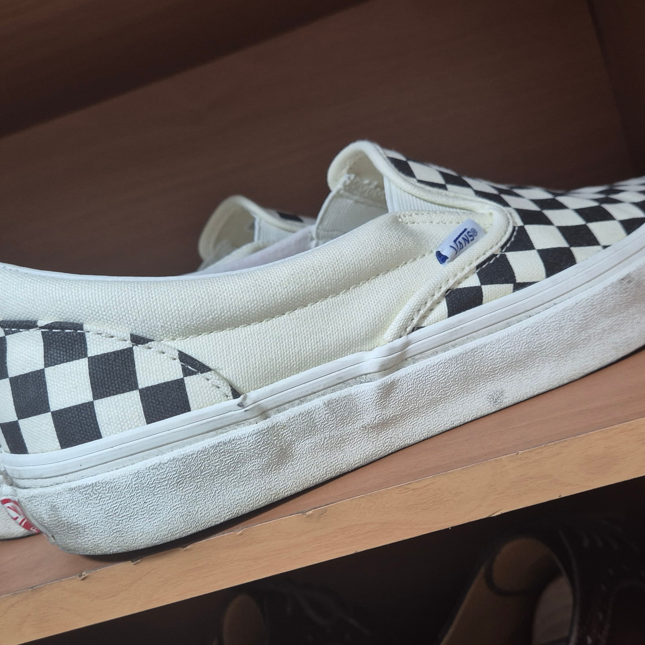 Vans Vault OG Classic Slip-On Checkerboard 착용 스타일