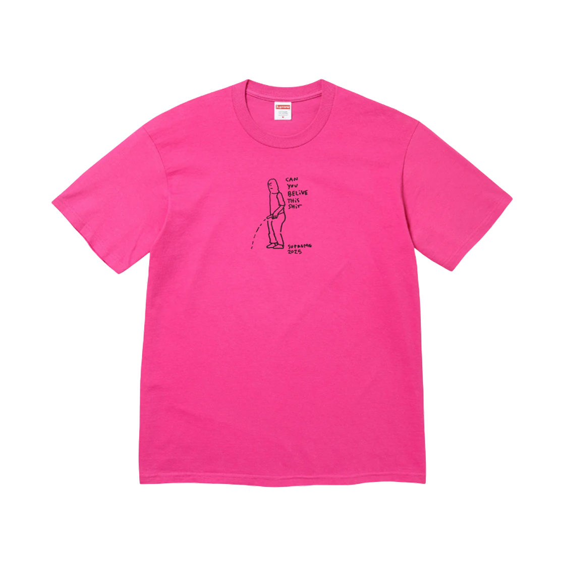 - Supreme Piss T-Shirt Fuchsia - 25SS