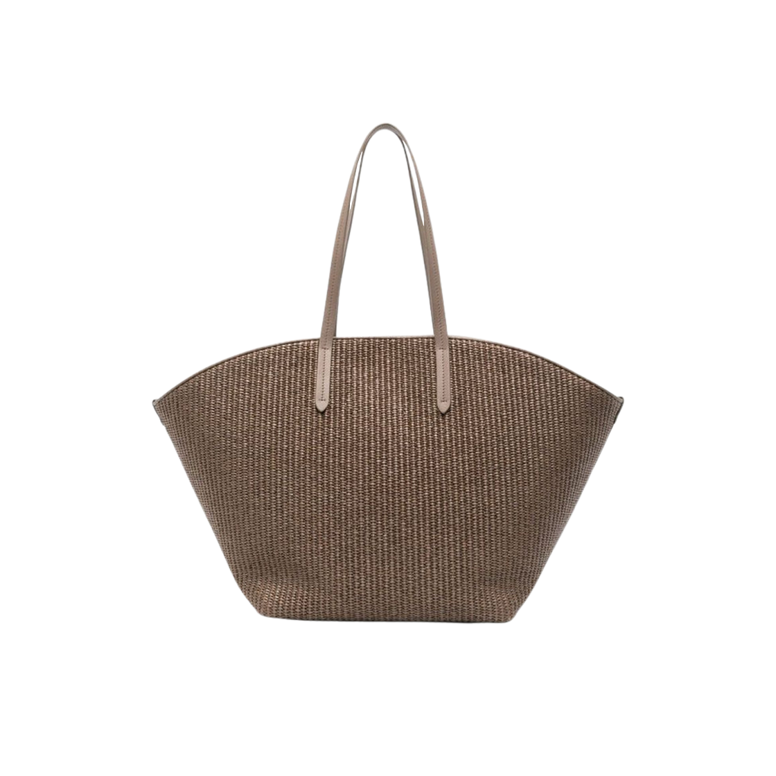 MB39D2682-C193 Brunello Cucinelli Raffia Shopper Tote Bag Brown