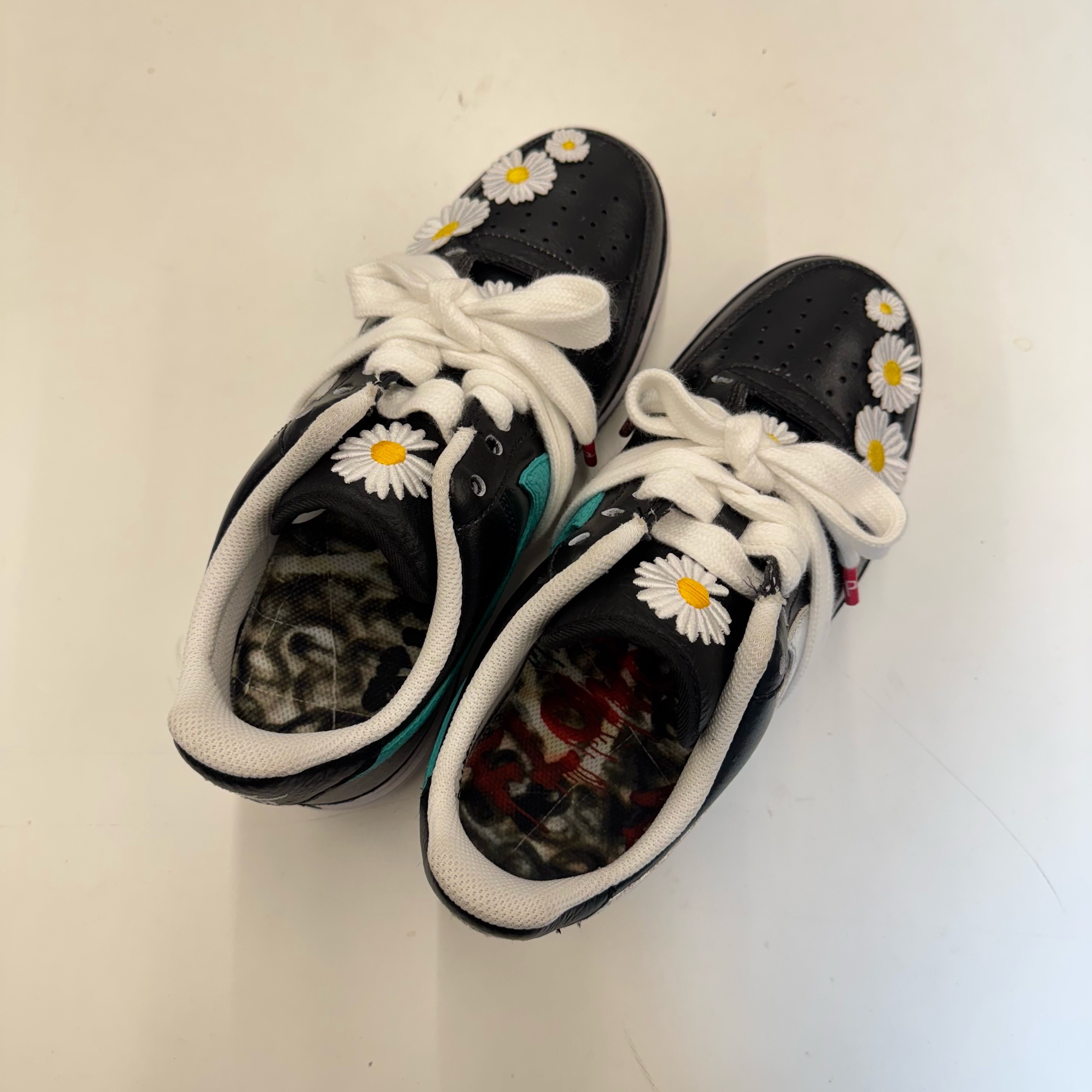 Nike x Peaceminusone Air Force 1 Low Para-Noise 3.0 Black and Multicolor 착용 스타일 - 4