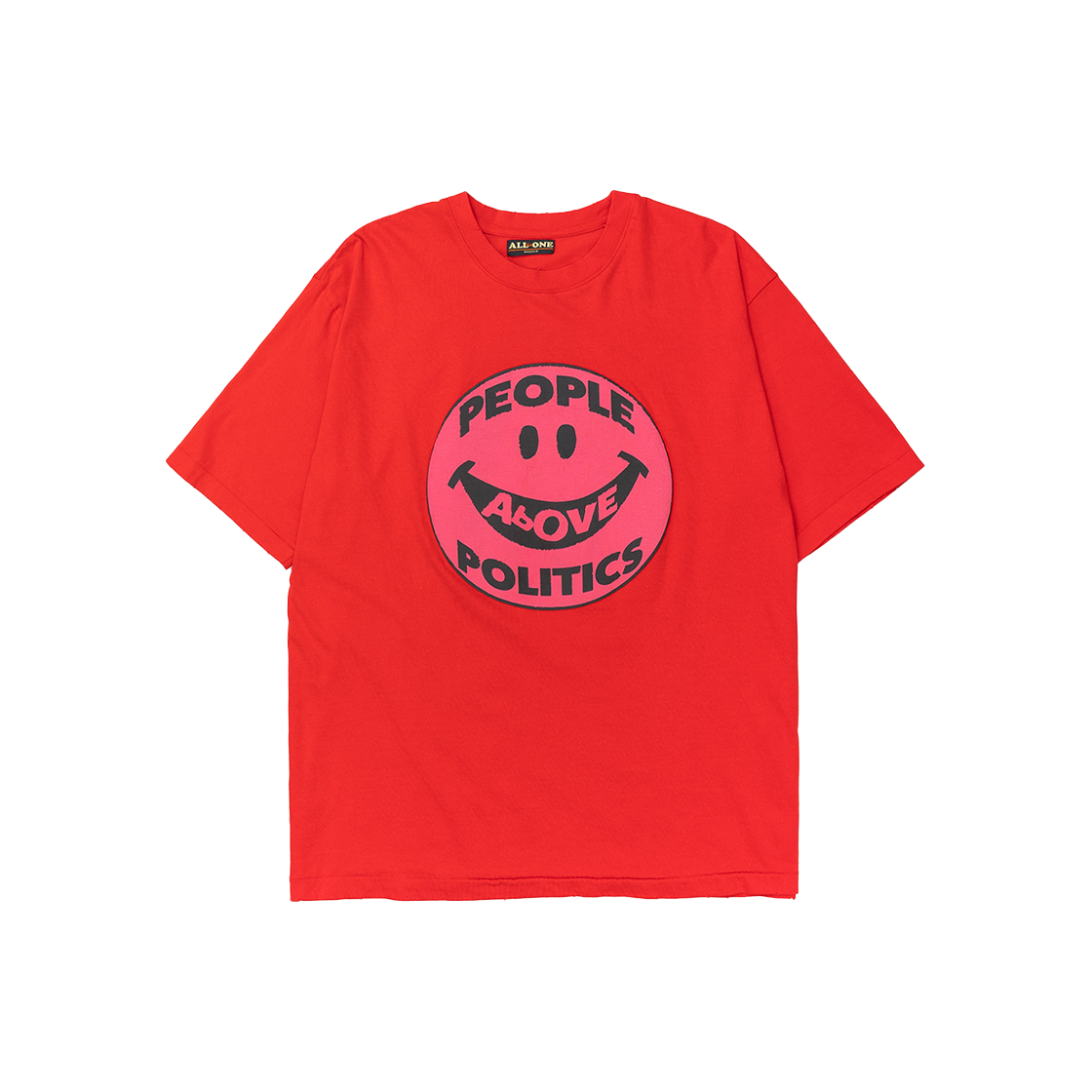 에이비오 올벗원 피플 티 레벨 레드(ABO People Tee Rebel Red)