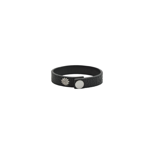 PL5RJE7000B0 Polyteru Leather Bracelet Black