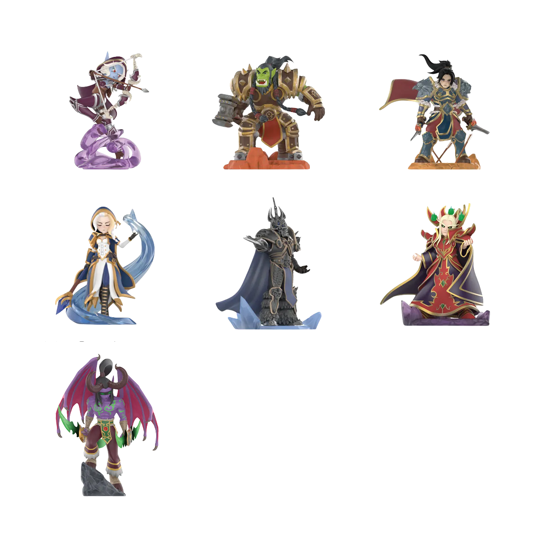 팝마트 월드 오브 워크래프트 클래식 캐릭터 시리즈 미개봉 랜덤박스 (6개입)(Pop Mart World of Warcraft Classic Character Series Sealed Case (6 Blind Boxes)) - 2