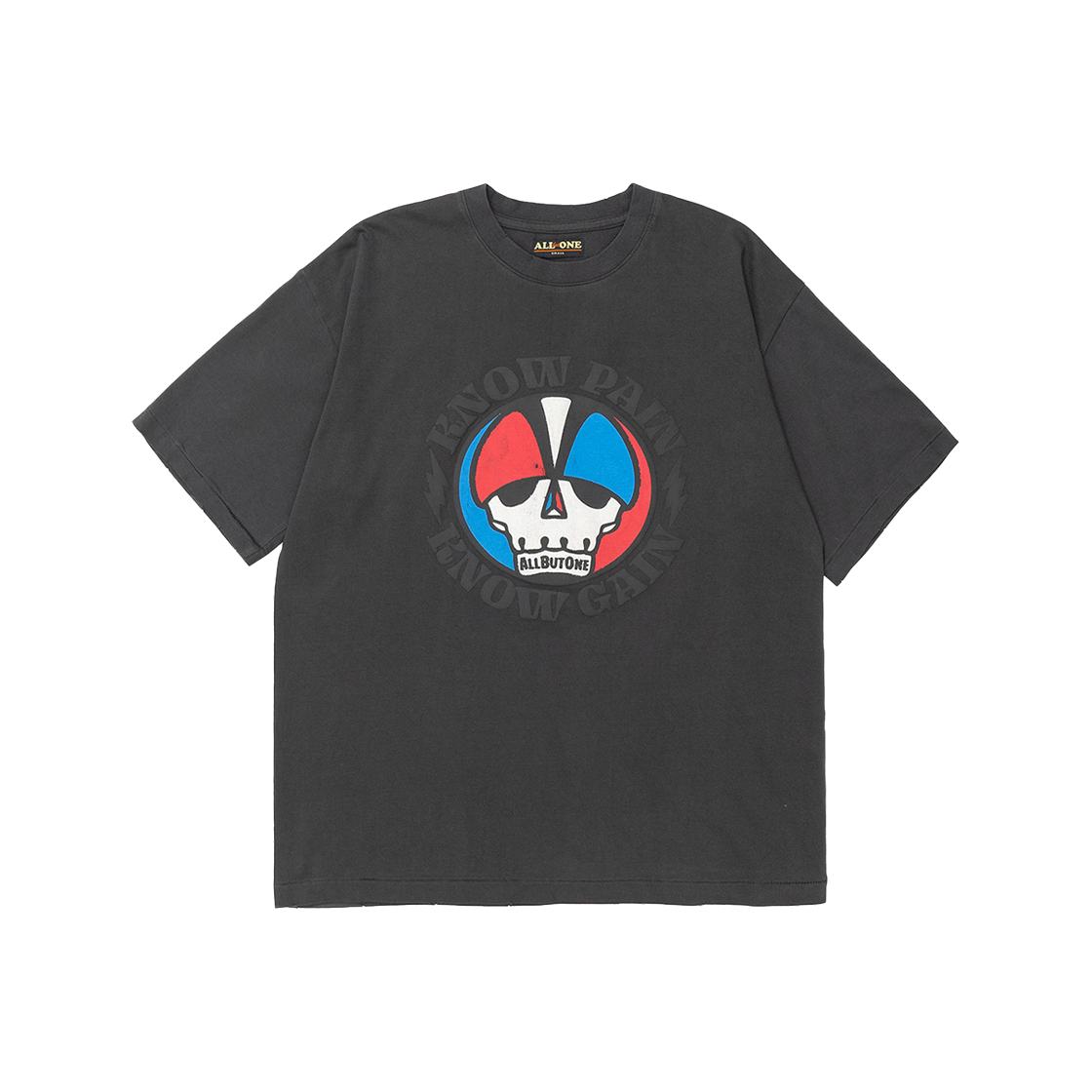 AB25SSUHE005GY ABO Grateful Tee Wet Cement Grey