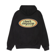 Stussy x Our Legacy Work Shop Oval Zip Hoodie Black