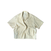 Nonnod Vacation Shirt Yellow Stipe